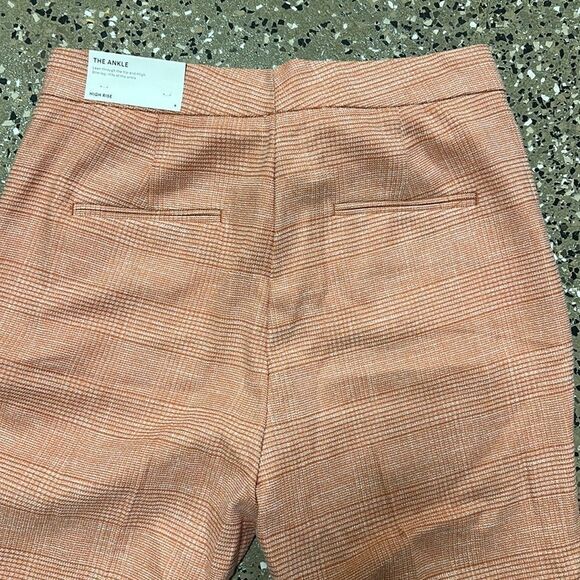 NWT Ann Taylor The Ankle High Rise Plaid Pants - Picture 6 of 7